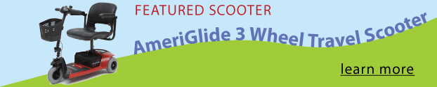 AmeriGlide 3 Wheel Travel Scooter